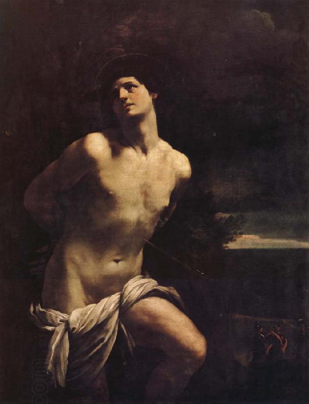 Guido Reni Saint Sebastien martyr dans un paysage China oil painting art